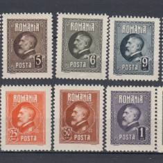 ROMANIA 1926 LP 74 A 60 a ANIVERSARE A REGELUI FERDINAND SERIE MNH