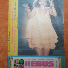revista rebus august 1995 - revista de divertisment