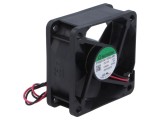 Ventilator: DC axial 12VDC 60x60x25mm 32,76m3/h 27dBA cu bilă