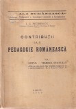 I. C. Petrescu - Contributii la o pedagogie romaneasca, volumul 1: Satul -