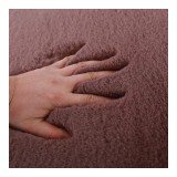 Cumpara ieftin Covor cu blanita Shaggy Heinner, 50 x 90 cm, 2100 g/m2, poliester, spate bumbac, Mov