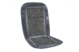 Huse auto cu bile de masaj din lemn si margine de plus gri CSM-01-Grey, Amio