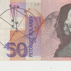 M1 - Bancnota foarte veche - Slovenia - 50 tolari - 1992