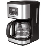 Cafetiera digitala HCM-D915, 900W, 1.5L, Timer, LCD, Negru-Inox, Heinner