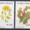 DB1 Fauna Sao Tome 1992 Pasari Flori 4 v. MNH