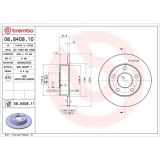 Set disc frana Audi A4 B5 (8d2) 11.94-12.01; Vw Passat B5 (3b2) 08.96-12.01, Passat B5.5 (3b3) 10.00-12.05, Spate, 245X10mm, plin, BREMBO