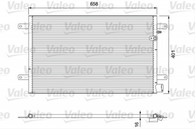 Condensator climatizare AC OEM/OES (Valeo), AUDI A6/A6 Allroad, 05.2004-08.2011 motor 2.0 TFSI; 3.2 V6; 2.4 V6; 2.8 V6; 4.2 V6 benzina; 2.0 TDI; 2.7 foto