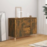 vidaXL Servantă, stejar fumuriu, 103,5x35x70 cm, lemn prelucrat