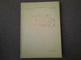 MANUAL DE ANALIZA MATEMATICA de M. NICOLESCU...S. MARCUS , VOL II , 1964