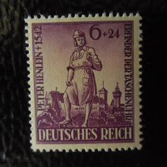 Deutsches Reich-Peter Henlein-complet ,nestampilat MNH