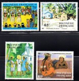 POLINEZIA FRANCEZA 1984, Arta, Pictura, serie neuzata, MNH, Nestampilat