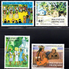 POLINEZIA FRANCEZA 1984, Arta, Pictura, serie neuzata, MNH