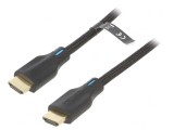 Cablu HDMI 2.1 Textil Negru