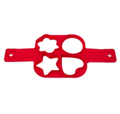 Forma patrata din silicon alimentar pentru gatit oua si clatite in forma de inima/stea/cerc/floare, MyStyle&amp;reg; foto