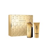 Set Paco Rabanne: 1 Million, Apă de toaletă, Bărbați, 100 ml + 1 Million, Gel de duș, Pentru toate tipurile de piele, 100 ml