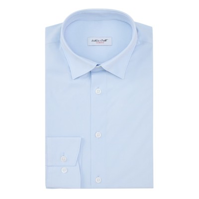 Camasa barbati slim fit bleu C002SF foto