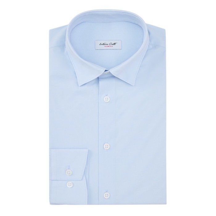 Camasa barbati slim fit bleu C002SF
