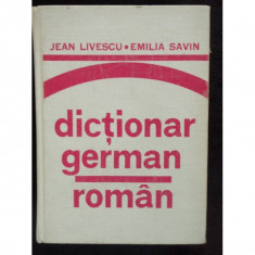 DICTIONAR GERMAN ROMAN - JEAN LIVESCU foto