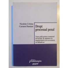 DREPT PROCESUAL PENAL de NICOLETA CRISTUS SI CARMEN DAMIAN 2009