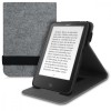 Husa pentru Tolino Vision 4 / Vision 3 / Vision 2, Textil, Gri, 48973.01, Kwmobile