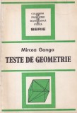 Mircea Ganga - Teste de geometrie, Tehnica