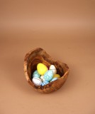 Fructieră sau Salatieră Basilicata din&nbsp;lemn de&nbsp;măslin 20 x 14 cm