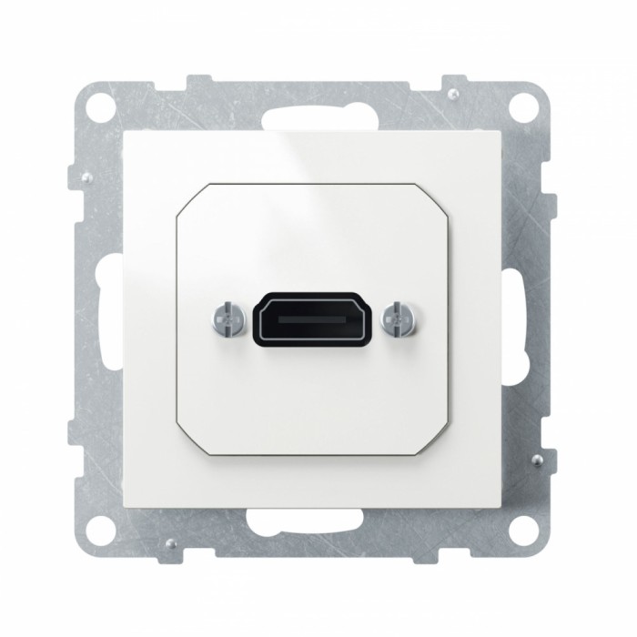 Priza conector HDMI Legrand Suno alb 721149