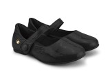 Balerini Bibi Ballerina Black 24 EU, Negru, BIBI Shoes