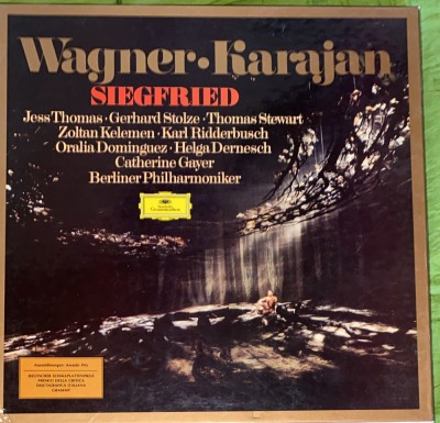 R.WAGNER,,SIEGFRIED&amp;quot;BOXSET 5 VINIL,,DEUTCHE GRAMMOPHON&amp;quot;DIR:HERBERTH von KARAJAN foto
