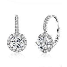 Cercei Din Argint Hoop Earrings ARG382G
