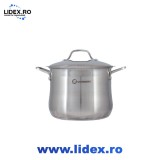 Oala din inox cu capac Grunberg GR3120, Diametru 20 cm, Capacitatea 5.70 l
