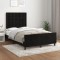 vidaXL Cadru de pat fără saltea Negru 120x190 cm catifea 3270604