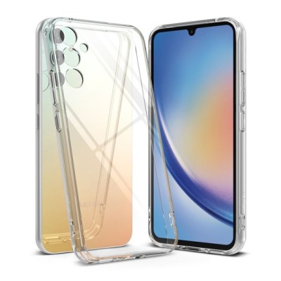 Husa pentru Samsung Galaxy A34 5G - Ringke Fusion - Clear foto
