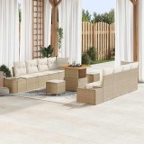 VidaXL Set de canapele pentru grădină 11 pcs Bej, crem 80 x 80 x 71 cm