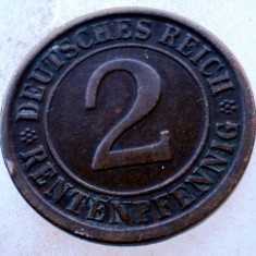 7.735 GERMANIA WEIMAR 2 RENTENPFENNIG 1924 A