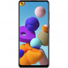 Smartphone Samsung Galaxy A21S, Dual Sim, 6.5 Inch HD, Exynos 850 Octa Core, 3 GB RAM, 32 GB Flash, 5 Camere, 5000 mAh, Android 10, Prism crush black foto