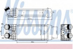 Radiator intercooler PEUGEOT 207 CC (WD) (2007 - 2016) NISSENS 96509 foto