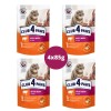 Club 4 Paws Premium, Hrana umeda pisici cu Vita in Jeleu, 4 x 85g, Adult, Formula IntegraMix, Omega 3 si 6