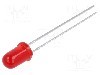 Dioda LED, 5mm, ro&amp;#351;ie, 50...100mcd, 2mA, 1,75...2,2V, KINGBRIGHT ELECTRONIC - L-7113LSURDK