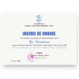 Geo Dumitrescu - titlu de cetățean de onoare al orașului T&acirc;rgu Cărbunești, 23 mai 1998