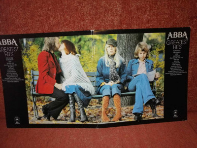 Abba Greatest Hits Gatefold Epic 1976 UK vinil vinyl NM foto