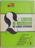 LEXICON AL GRESELILOR DE LIMBA GERMANA , 1995