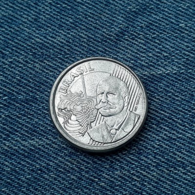 1b - 50 Centavos 2013 Brazilia foto