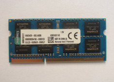 == Kingston 8GB DDR3 1600MHz KVR16S11/8 SODIMM == foto