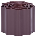 Bordura pentru gazon Strend Pro Garden, plastic maro, 100 mm, 9 m