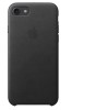 Husa Originala iPhone SE 2020 Leather Black, Negru