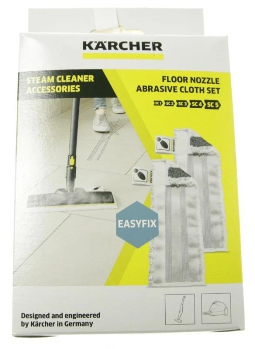 ABRASIV-TUCHSET FĂśR BODENDĂśSE EASYFIX (2 STK.) 2.863-309.0 pentru aspirator KĂ&bdquo;RCHER