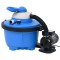 vidaXL Pompă cu filtru nisip albastru/negru 385x620x432 mm 200 W 25 L