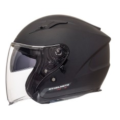 Casca open face pentru scuter - motocicleta MT Avenue SV negru mat (ochelari soare integrati) XS (53/54cm)
