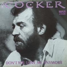 VINIL Joe Cocker – Don't You Love Me Any More 12", Maxi-Single, 45 RPM (VG)